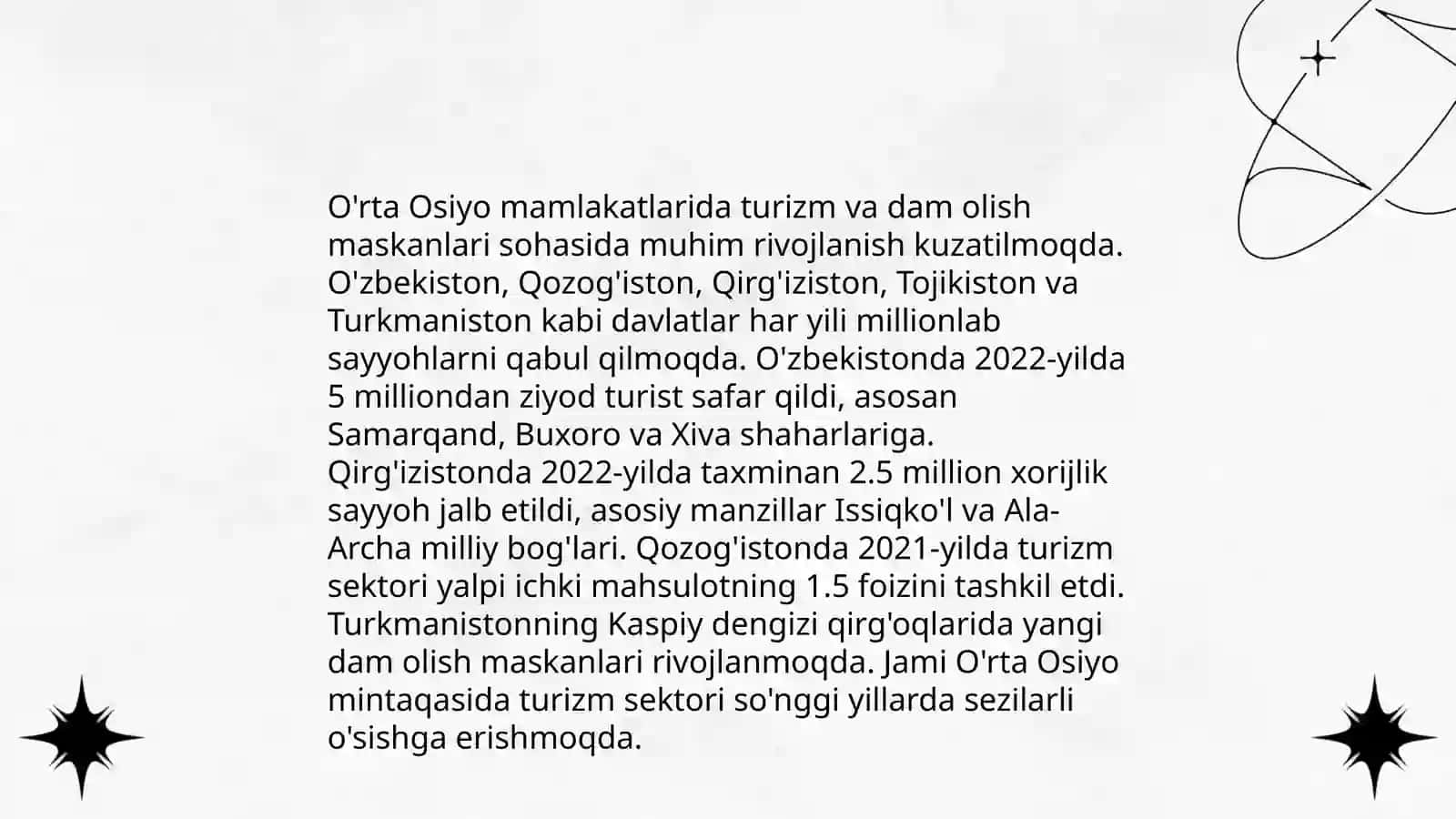 O'rta Osiyo iqlimi va rekreatsion salohiyati 4