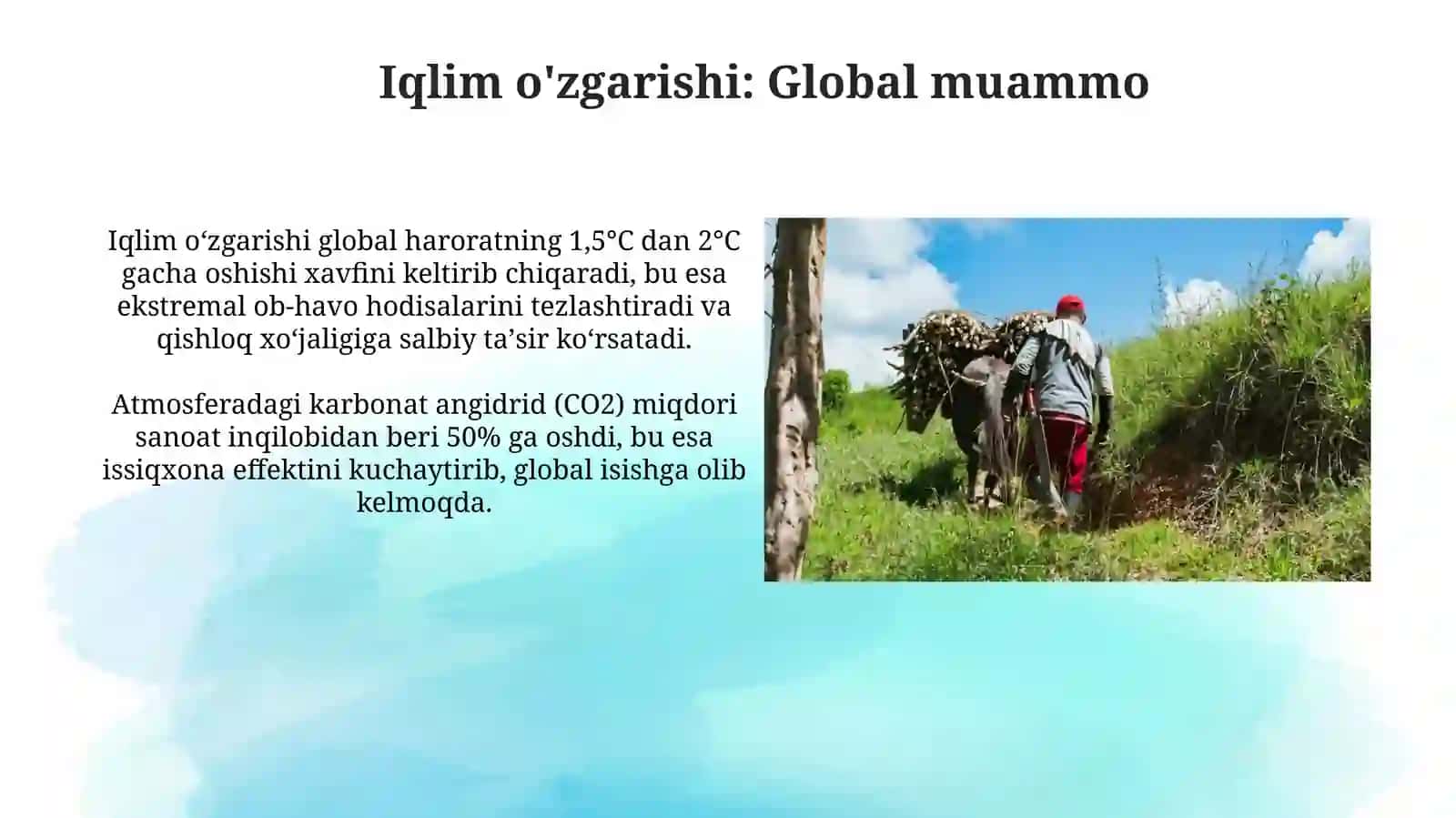 Inson faoliyatining tabiatga tasiri va tabiatning javobi 4