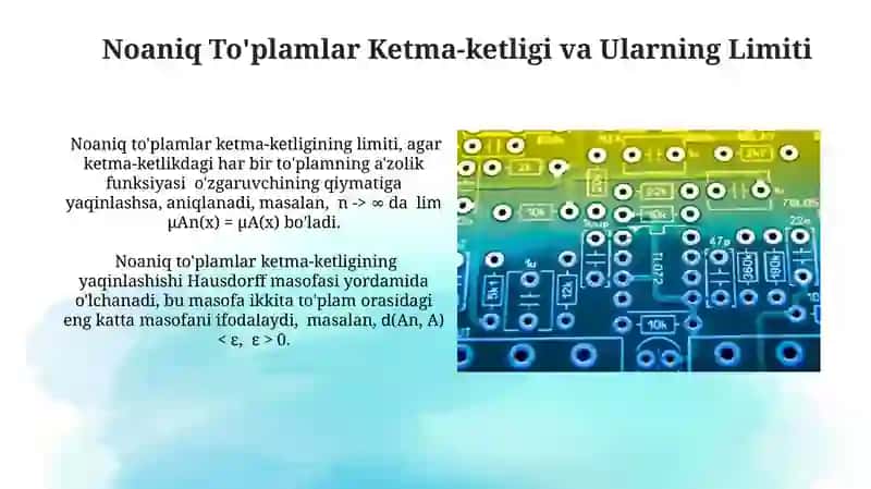 Fazo va uning muhim toplamlari R fazoda ketma-ketlik va uning limiti koʻp oʻzgaruvchili funksiya 4