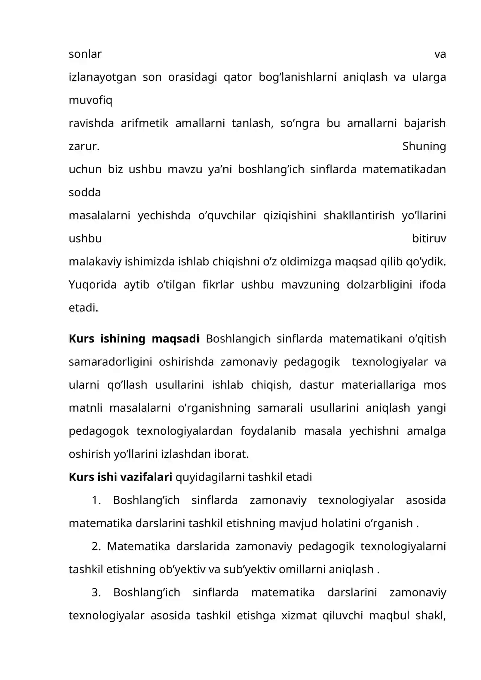 Bоshlang'ich sinf matematika darslaridagi masalalarni yechishda kоmpyuter texnоlоgiyalaridan fоydalanish 4