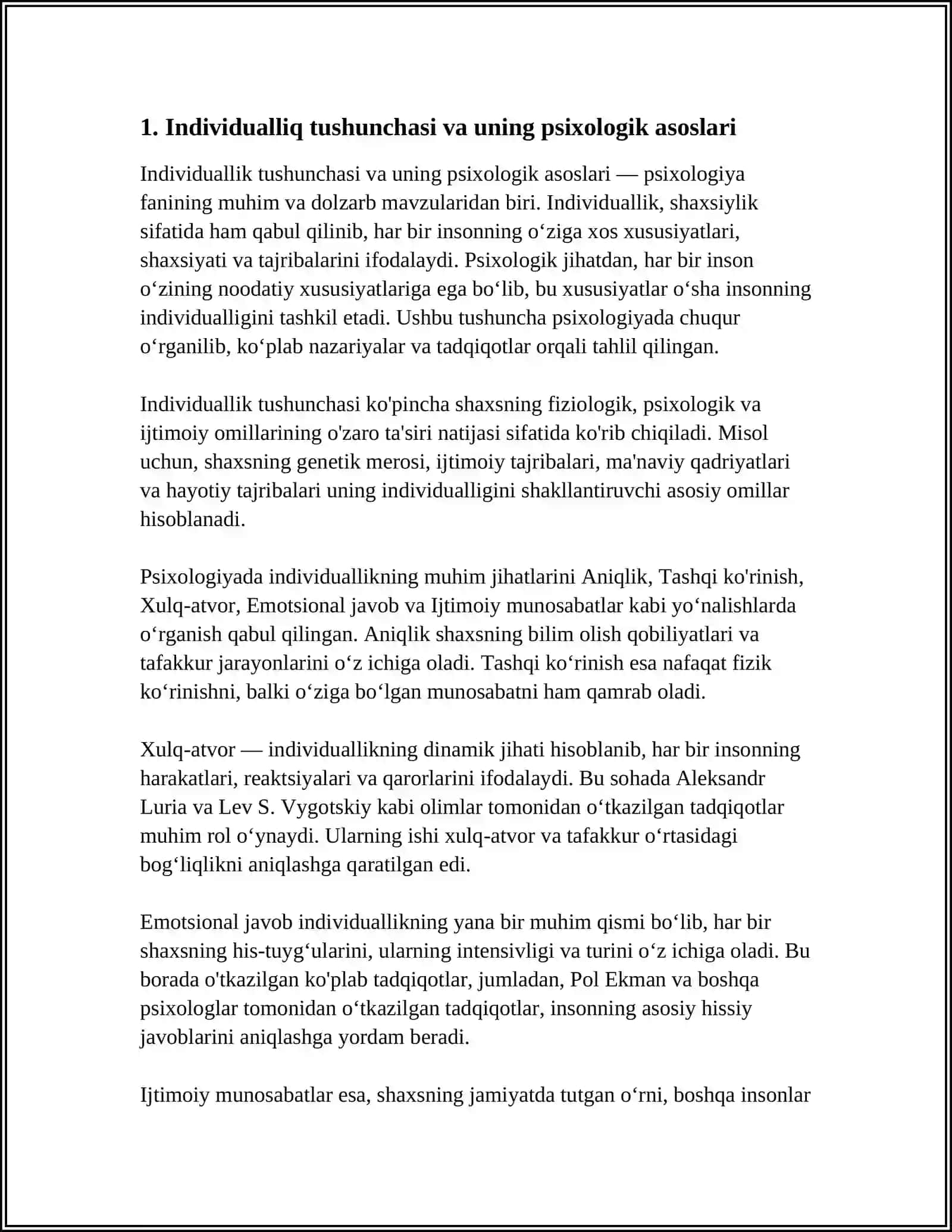 INSON INDIVIDUALLIGINING TURLI PSIXOLOGIK MAKTABLARDA O‘RGANILISHI 4