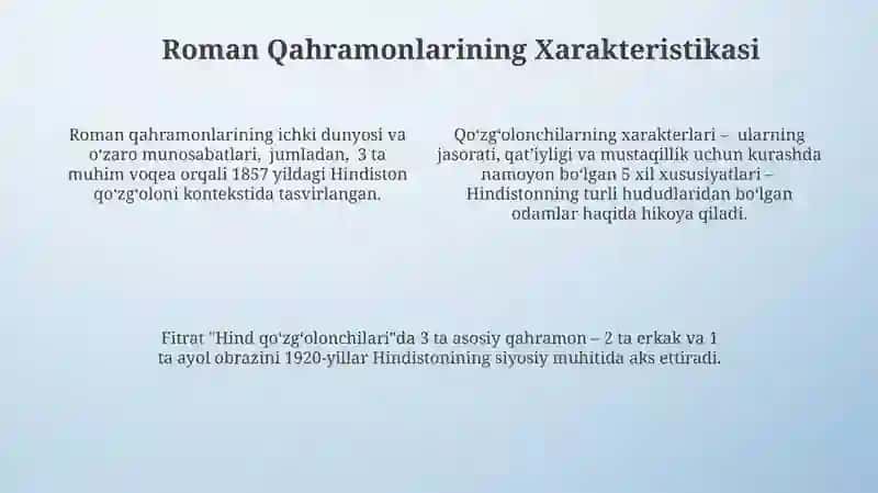 Abdurauf Fitratning "Hind ixtilochilari" asari tahlili 4