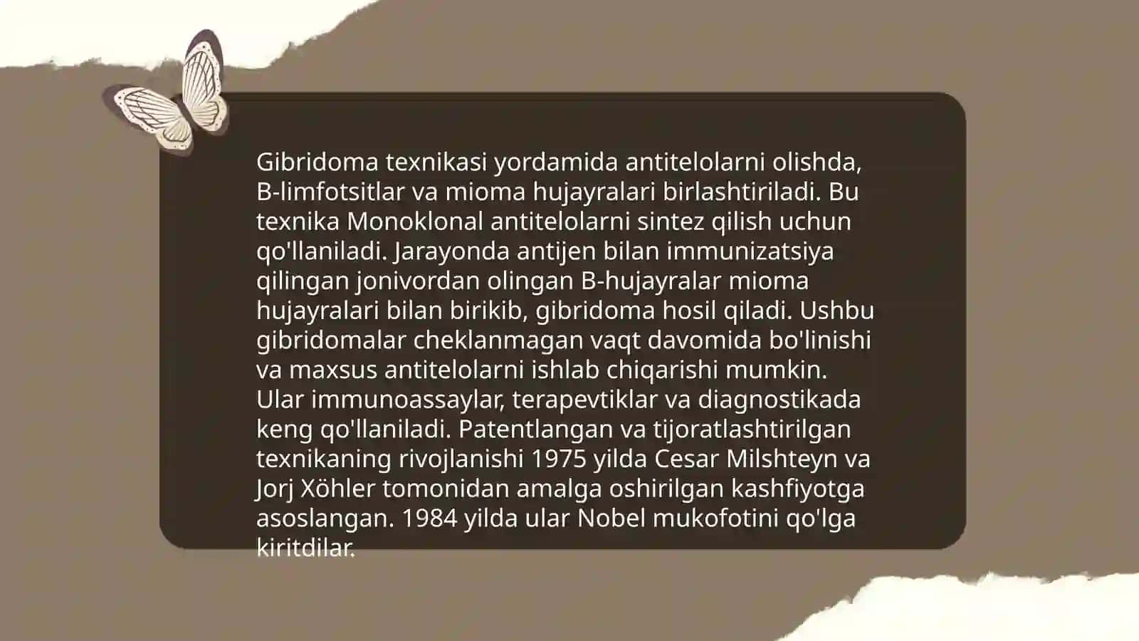 Monoklonal antitelolar olish usullari va tibbiyotda qo'llanilishi 4
