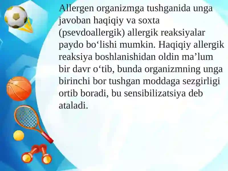 Allergik holatlar va ularni oldini olaman 4