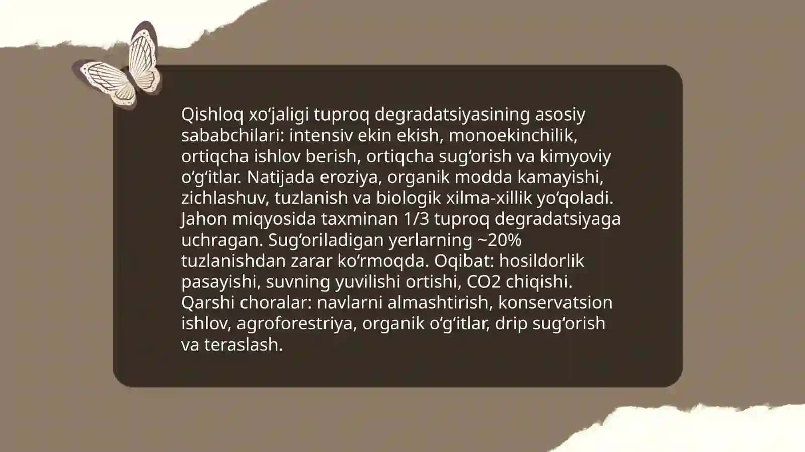 Inson faoliyatining tabiatga ta’siri va tabiatning javobi 4