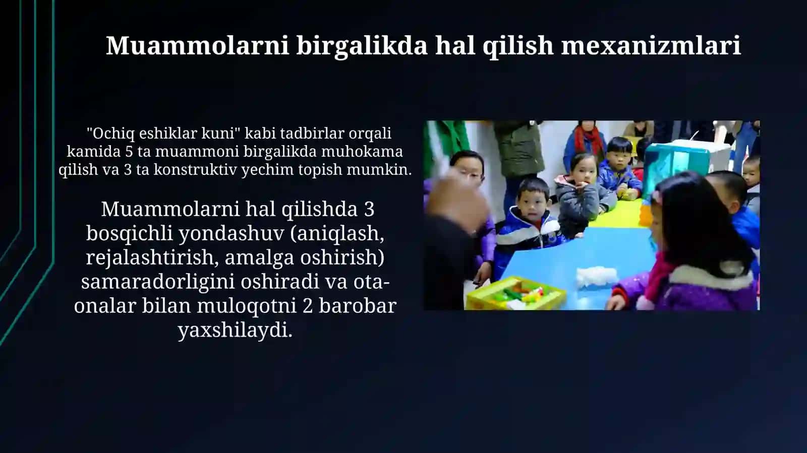 Maktabgacha ta'lim tashkiloti va oila hamkorligining bugungi kundagi muhim jihatlari 4
