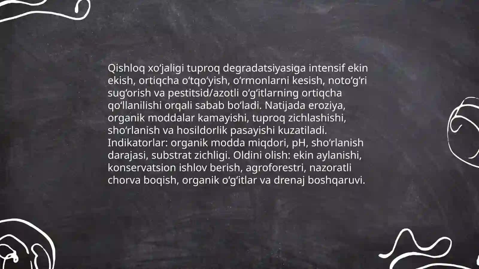 Inson faoliyatining tabiatga ta’siri va tabiatning javobi 4