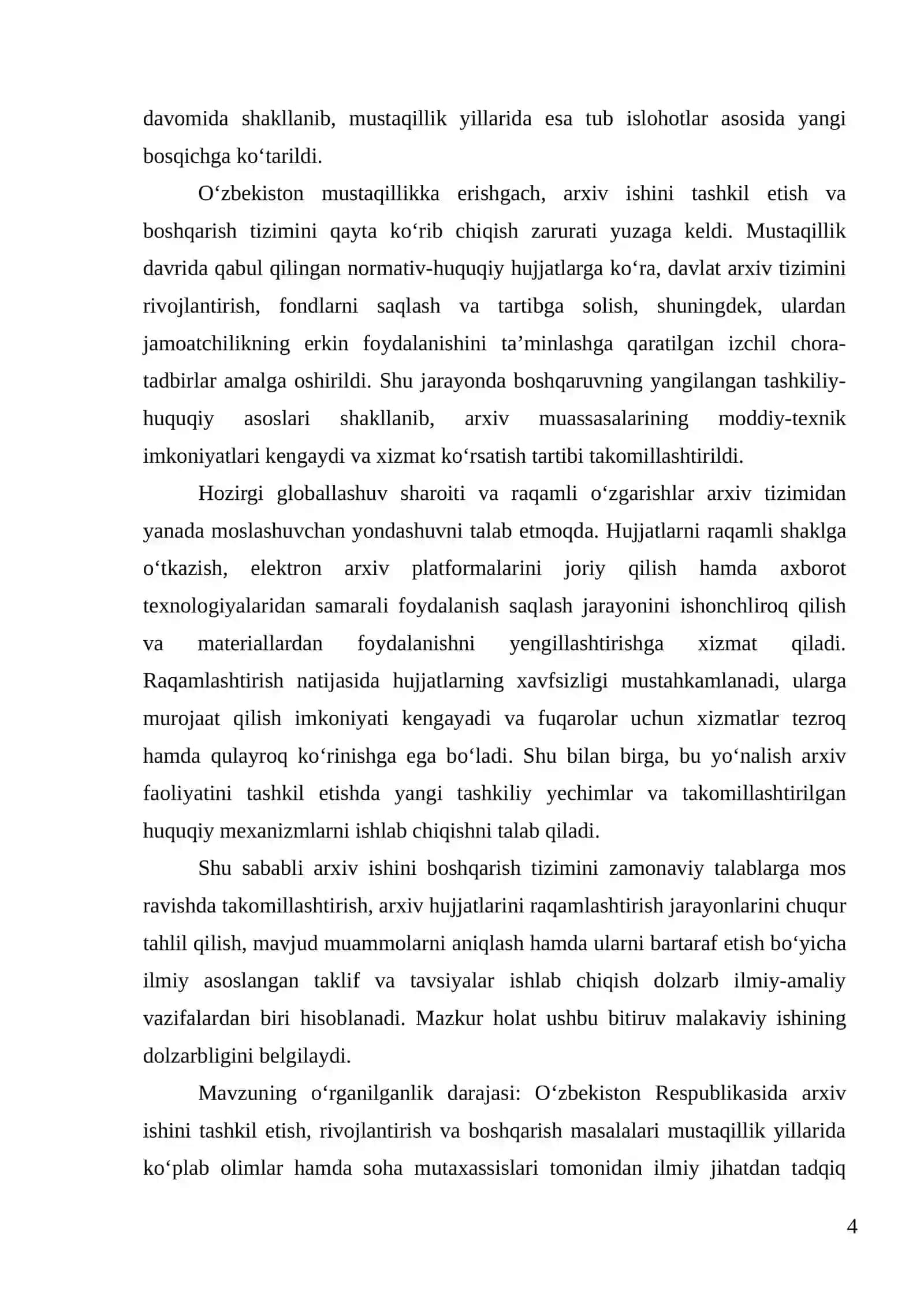 Oʻzbekistonda arxiv ishini boshqarish tizimi 4