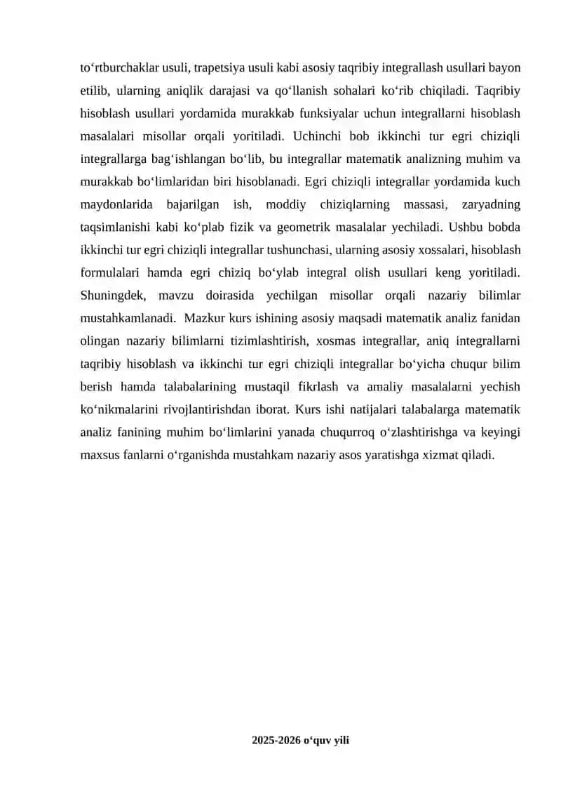 Karrali integrallarni hisoblash. Karrali integrallarni tadbiqiga oid misollar. 4
