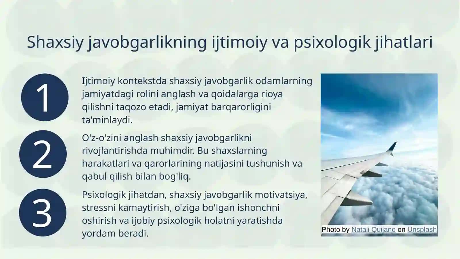 Muvaffaqiyat uchun shaxsiy javobgarlikni shakllantirish 4