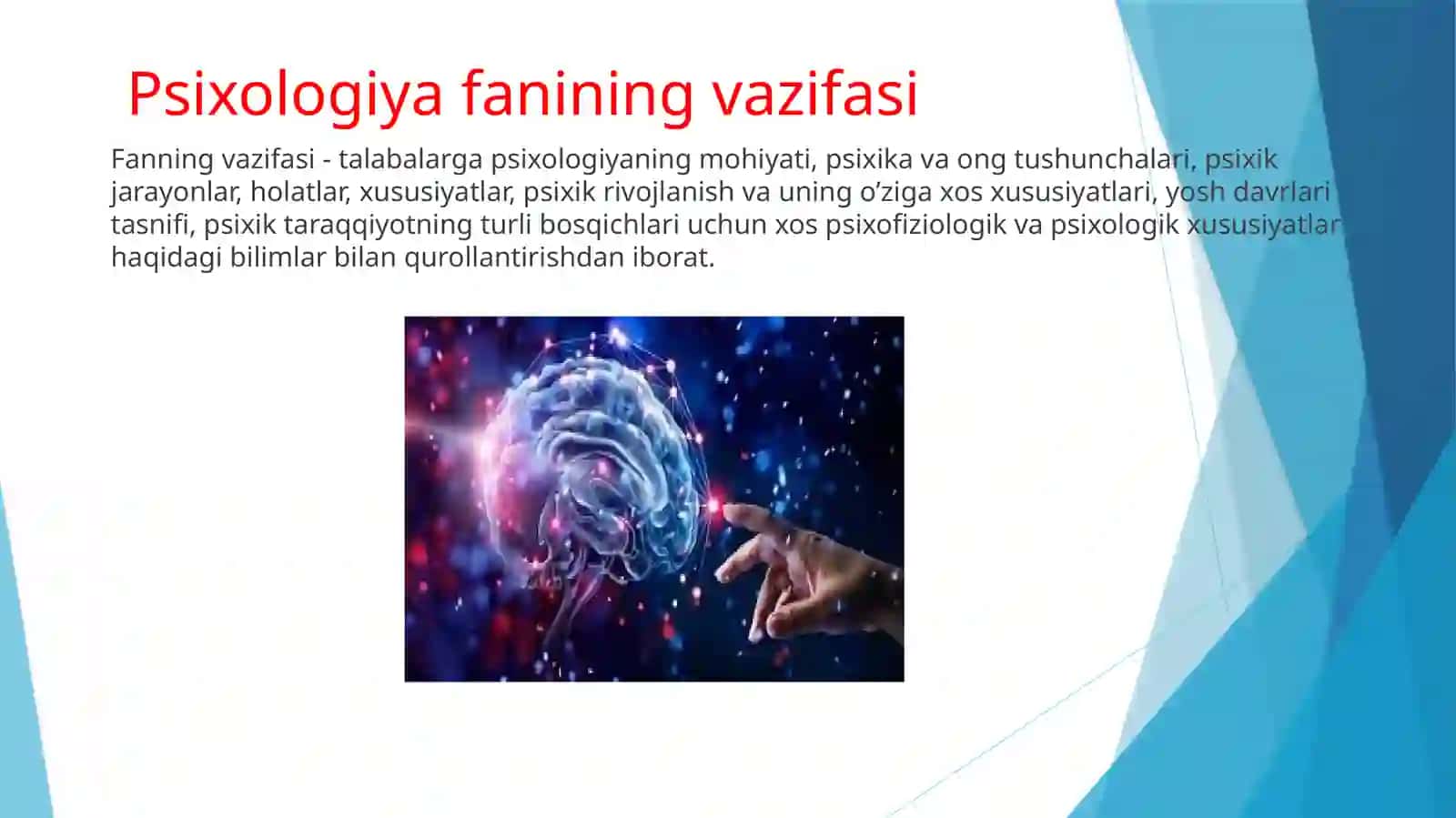 Umumiy Psixologiya fanining predmeti, vazifalari, metodlari 4
