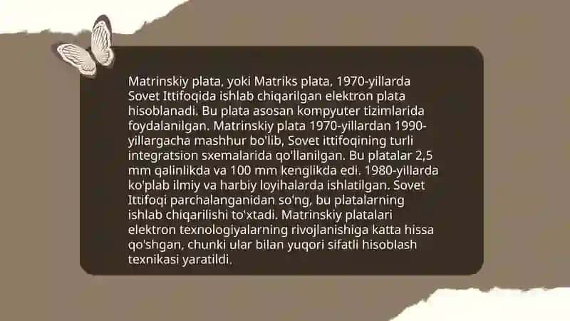 Matrinskiy plata 4
