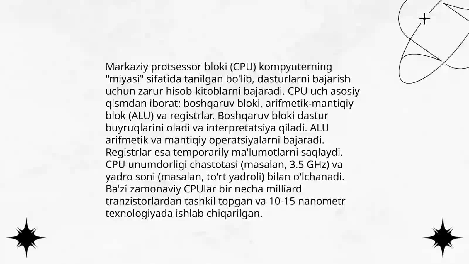 Kompyuter arxitekturasi va ishlash prinsiplari 4