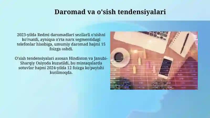 Redmi asosiy moliyaviy koʻrsatkichlari 2023-2024 4