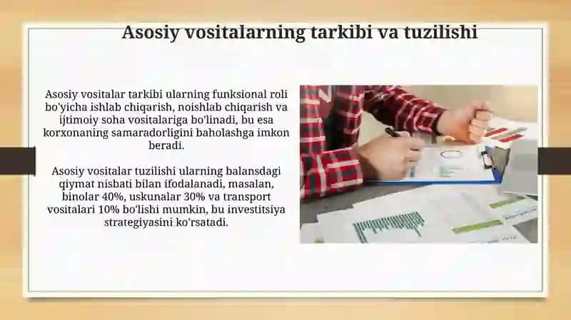 Asosiy Vositalar Holati va Ulardan Samamrali Foydalanishni Tahlili 4