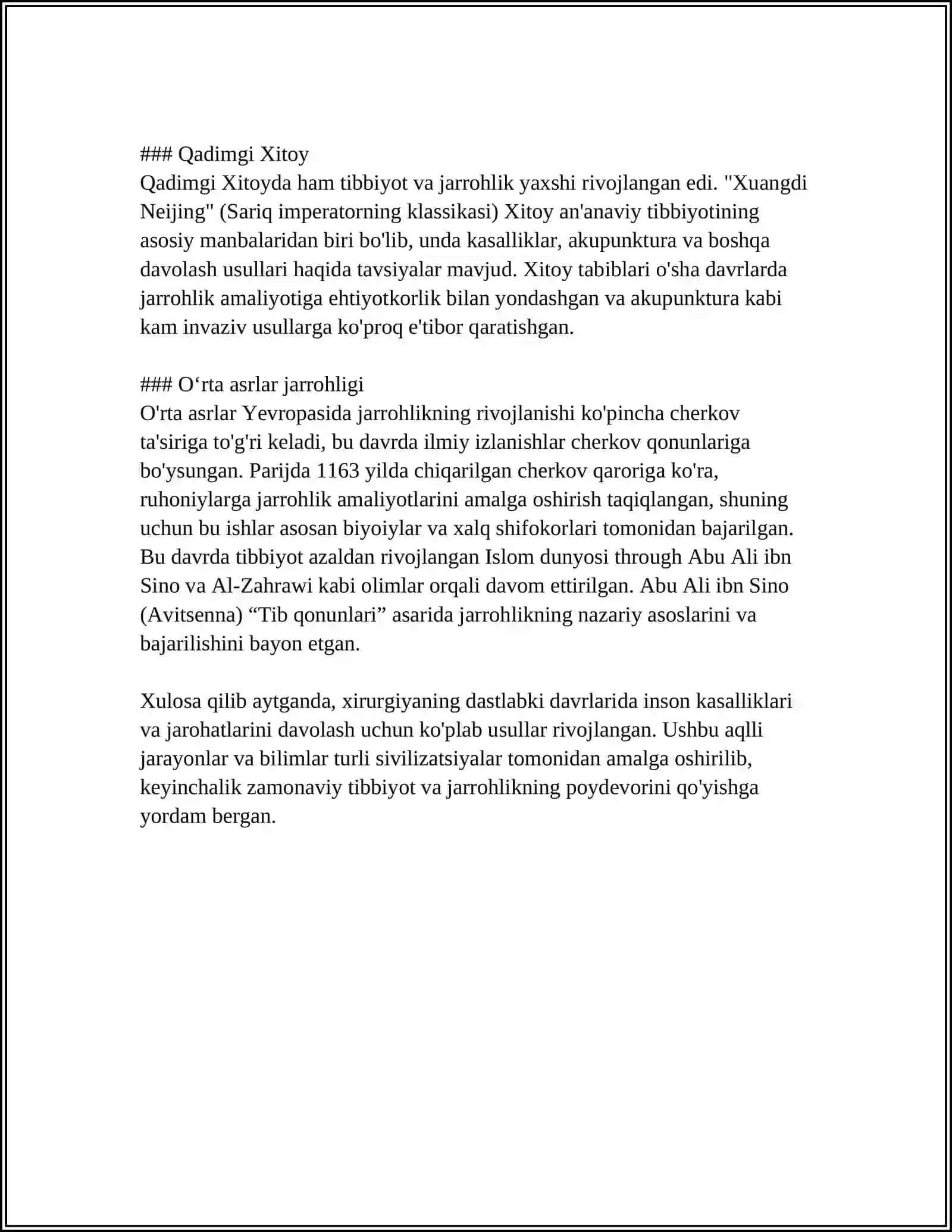 XIRURGIYA FANINING RIVOJLANISH TARIXI 4