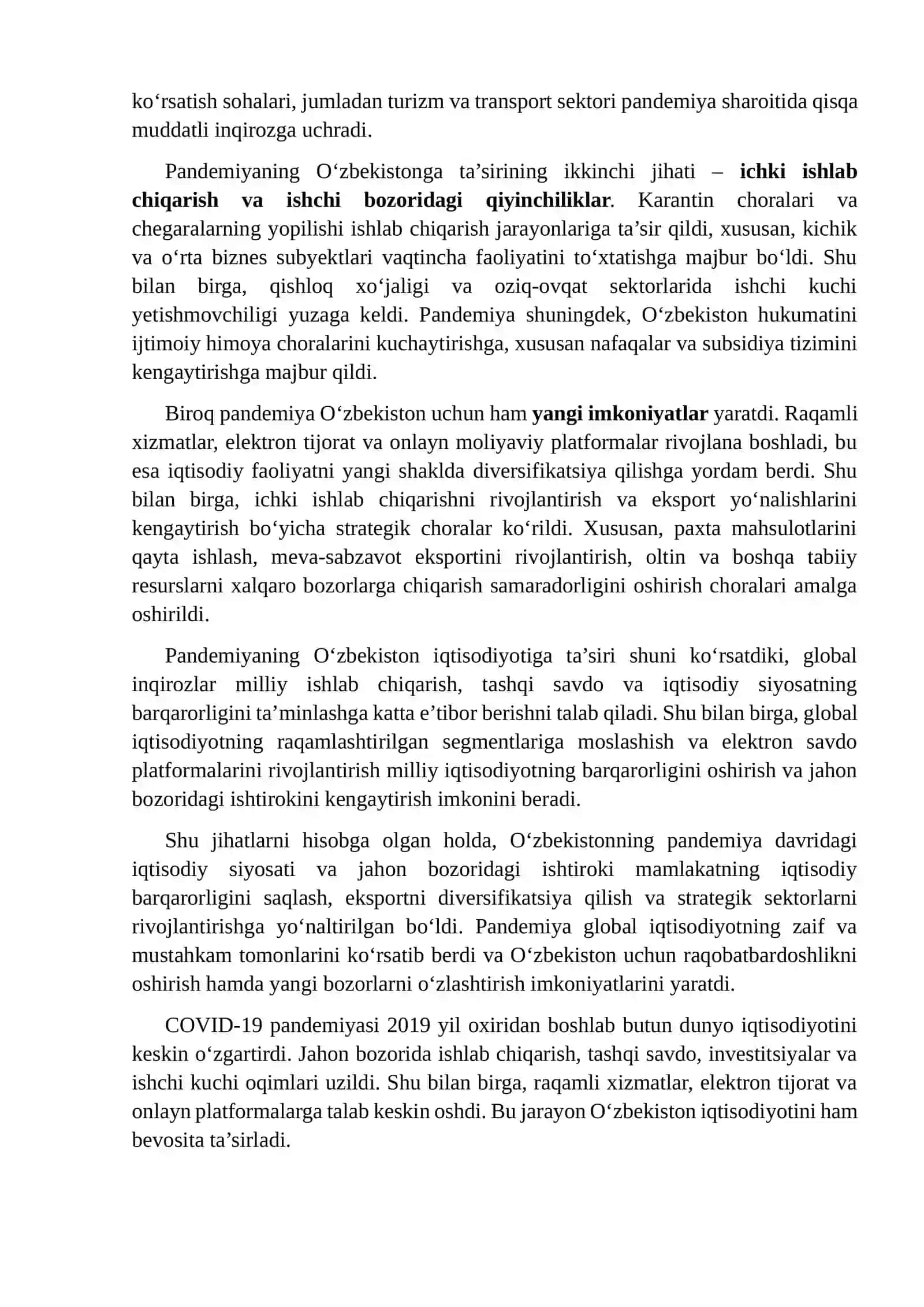 Jahon bozoridagi ishtiroki 4