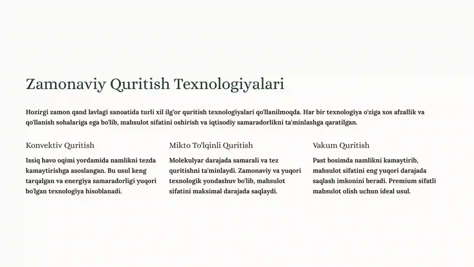 Qand Lavlagi Ildizmevasini Quritishning Nazariy Ahamiyati 4