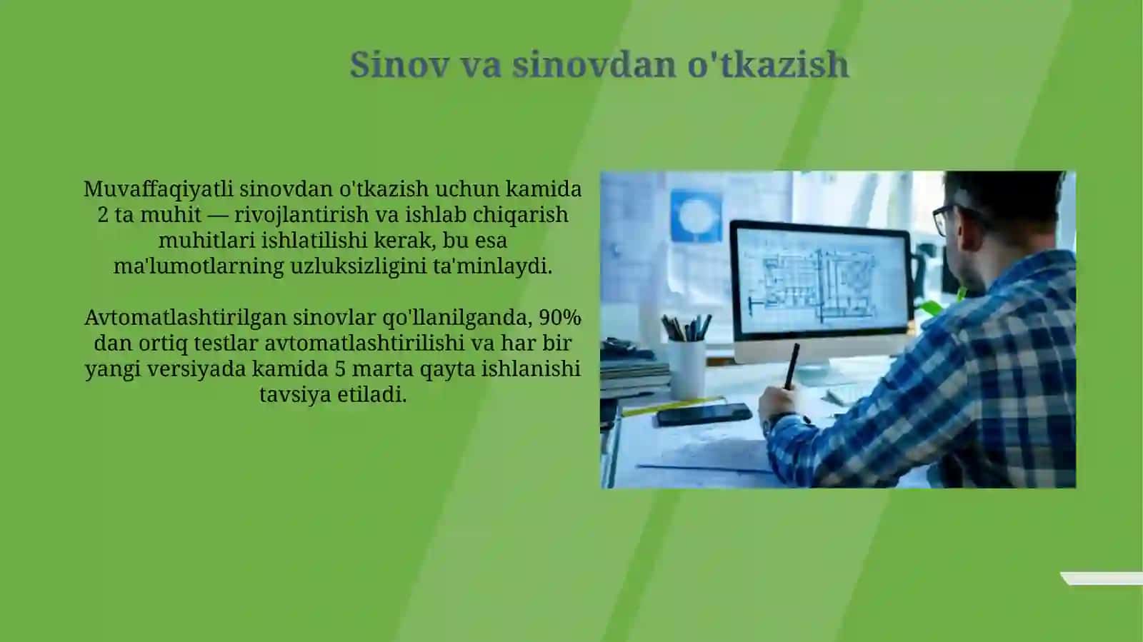 Dasturiy ta’minot arxitekturasini ishlabchiqish 4