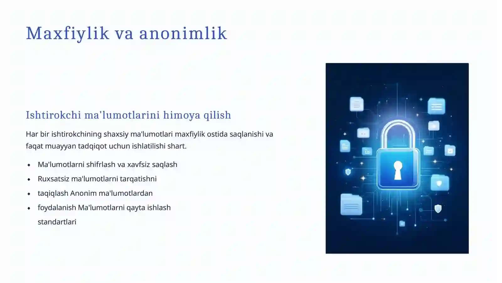 Ilmiy Tadqiqotlarda Ishtirokchilar Huquqlari: Etik Masalalar 4