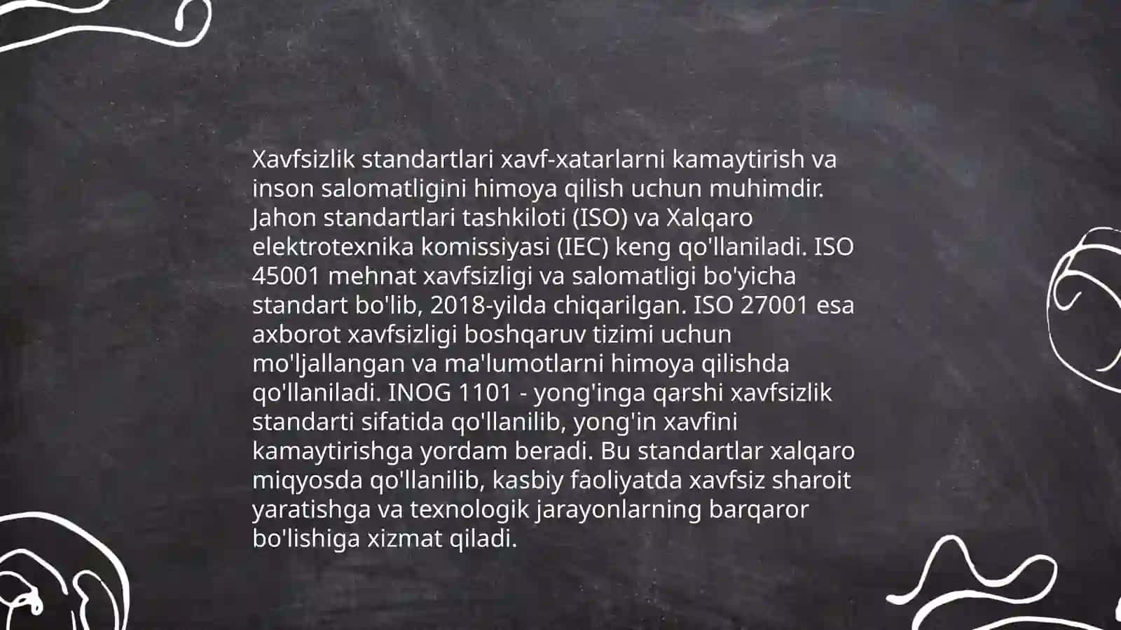 Tibbiyot amaliyotida ishlatiladigan standartlar, ularning turlari 4