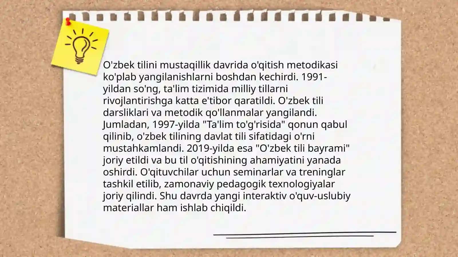 O'zbek tilini o'qitish metodikasining rivojlanish bosqichlari 4