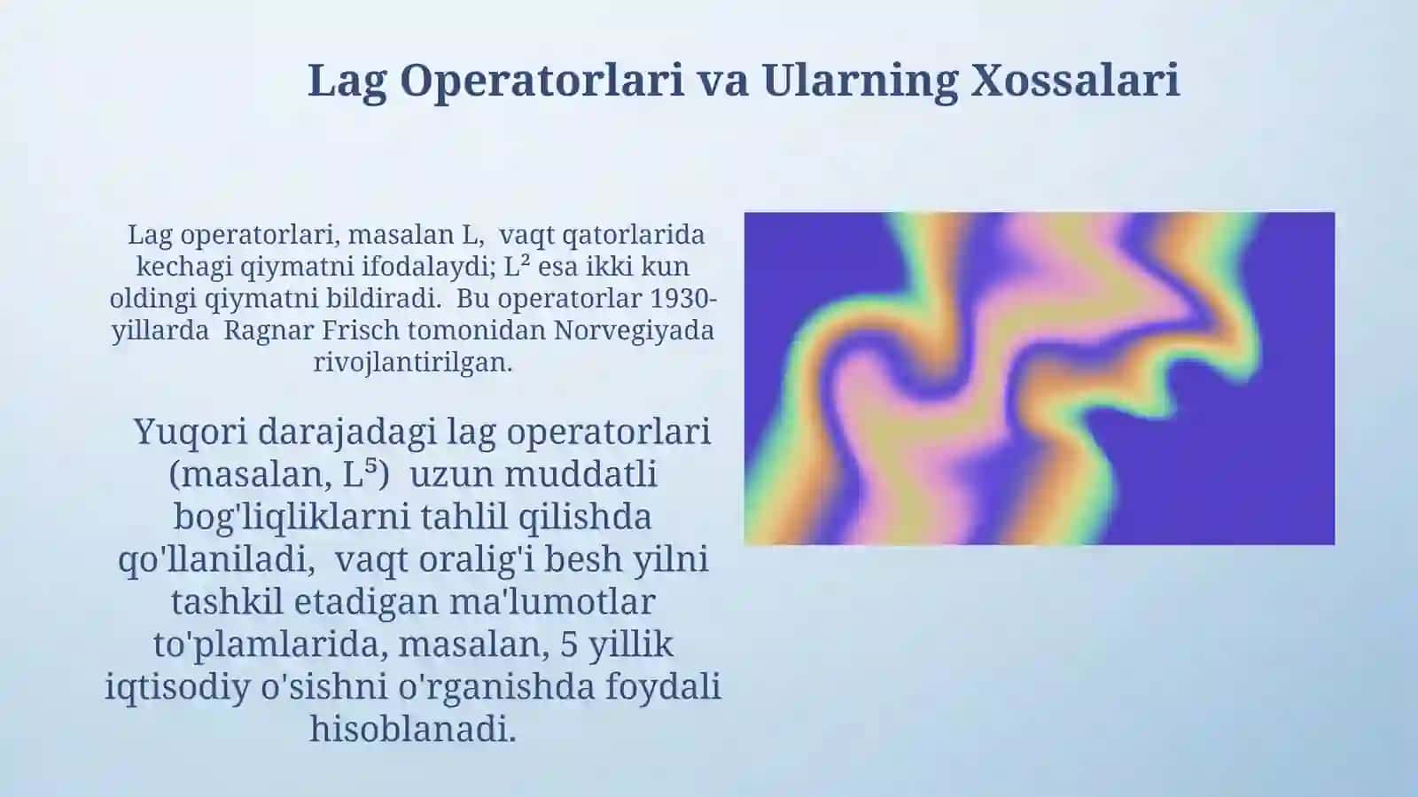 Dinamik ekonometrik modellardan foydalanish 4