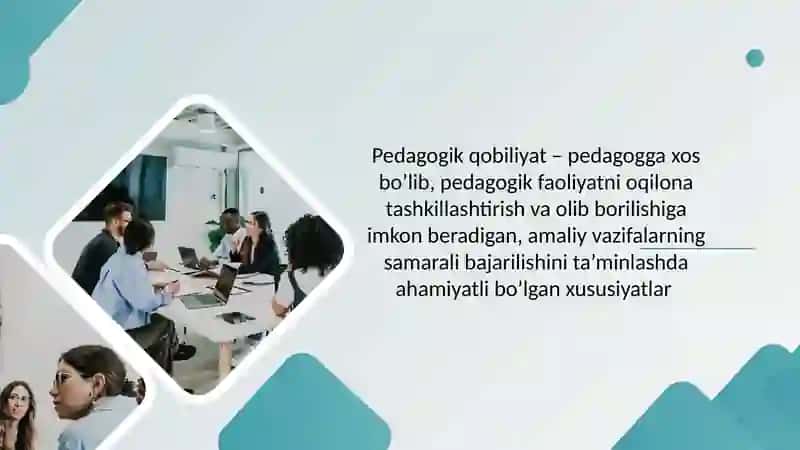 Feodalizm davri O’qituvchilarning Pedagogik qobiliyati 4
