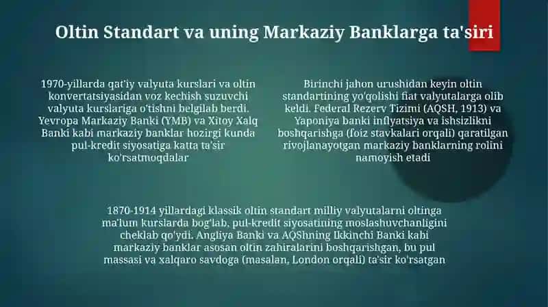 Markaziy Banklarni tarixan paydo bo'lishi 4