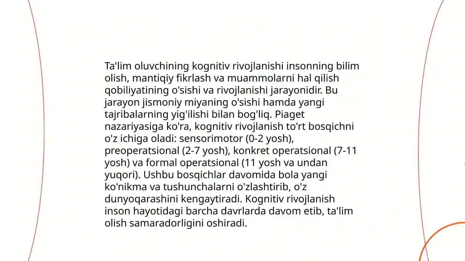 Taʼlimiy jarayonida talim oluvchi shaxsi 4