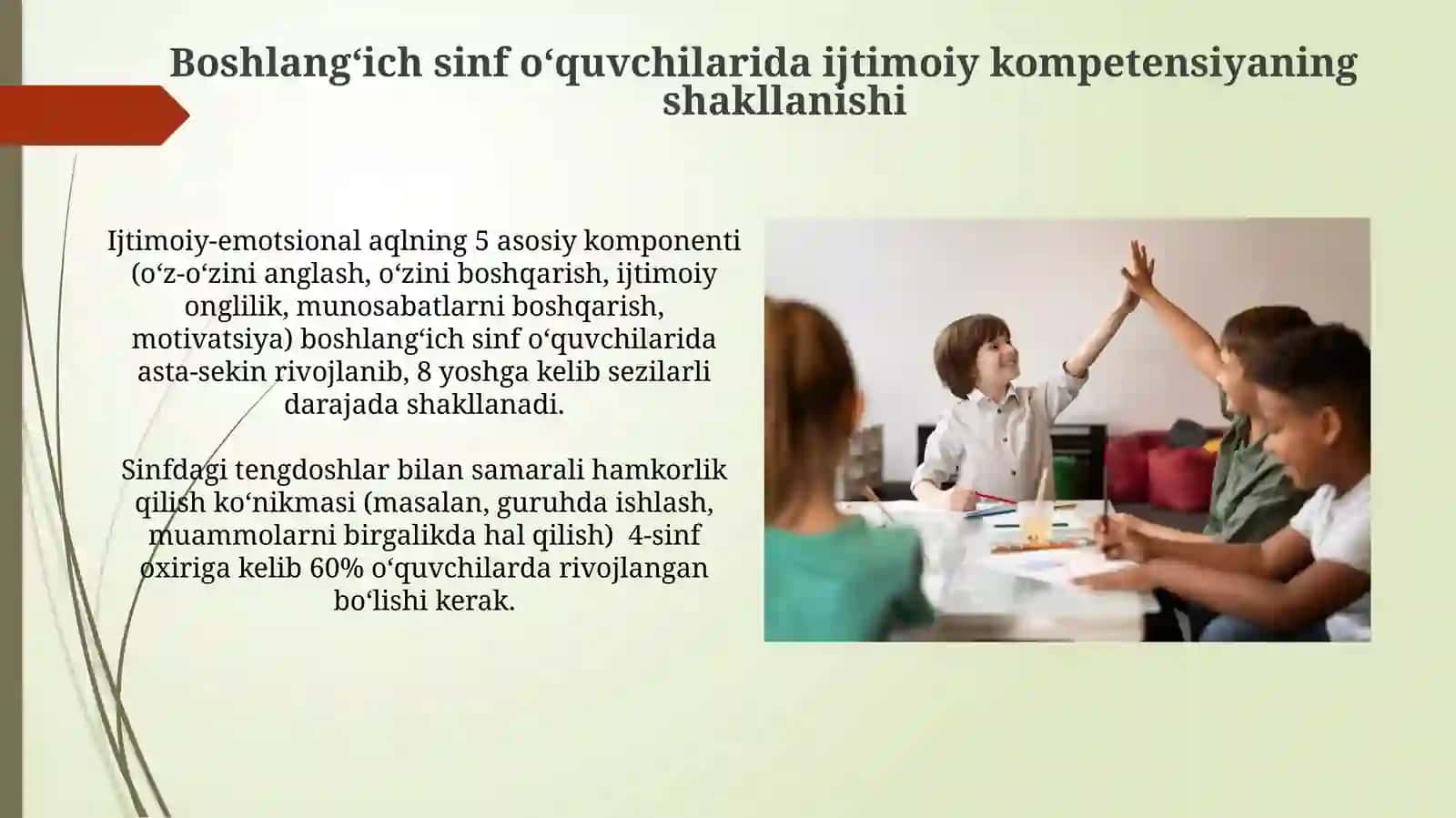 Boshlangʻich sinf o'quvchilarida ijtimoiy kompetensiyani shakllantirish (1-4-sinf) 4