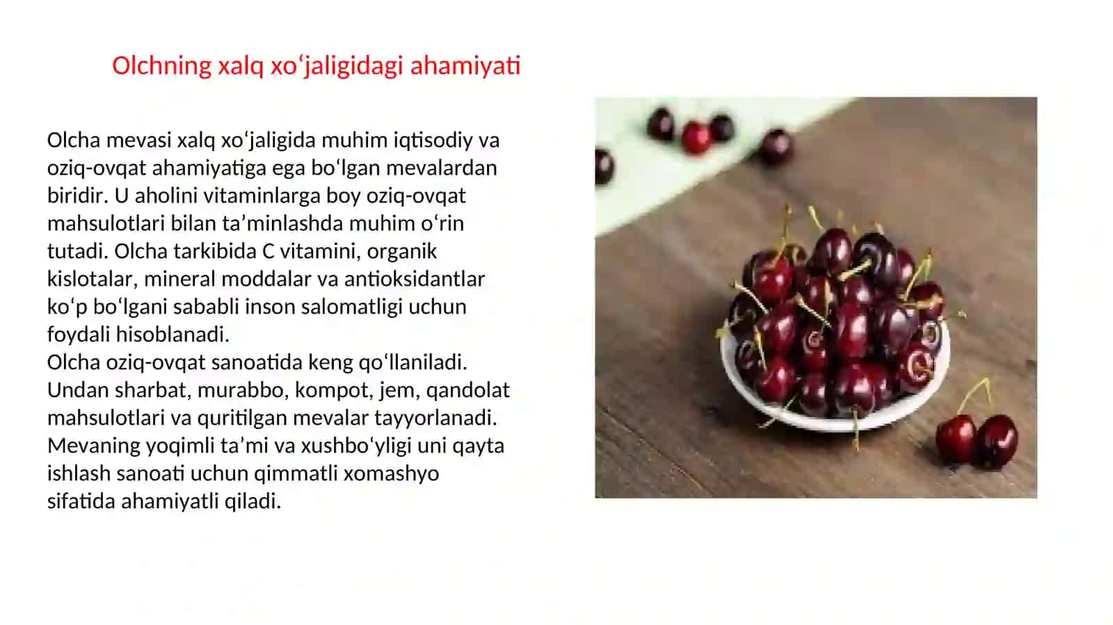 Olcha quritish texnologiyasiga 4