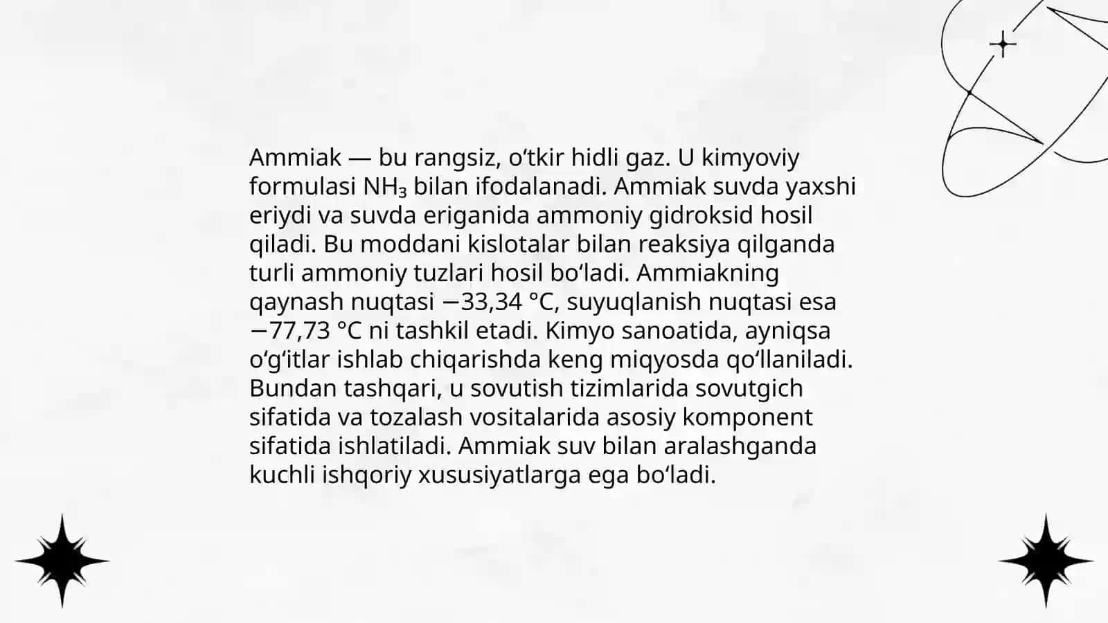 Ammiak ishlab chiqarish va xossalari 4