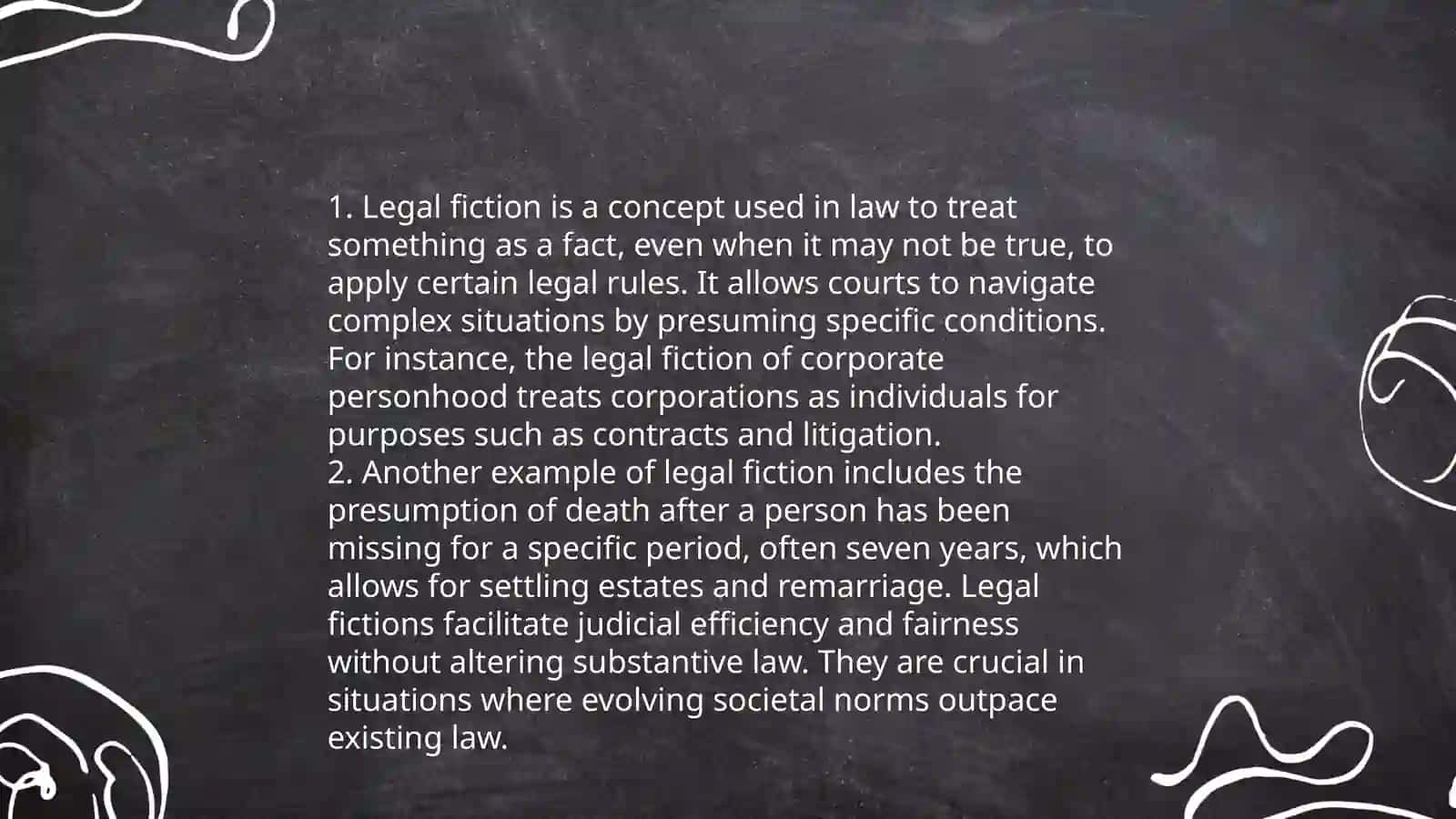 About fiction doctrine 4