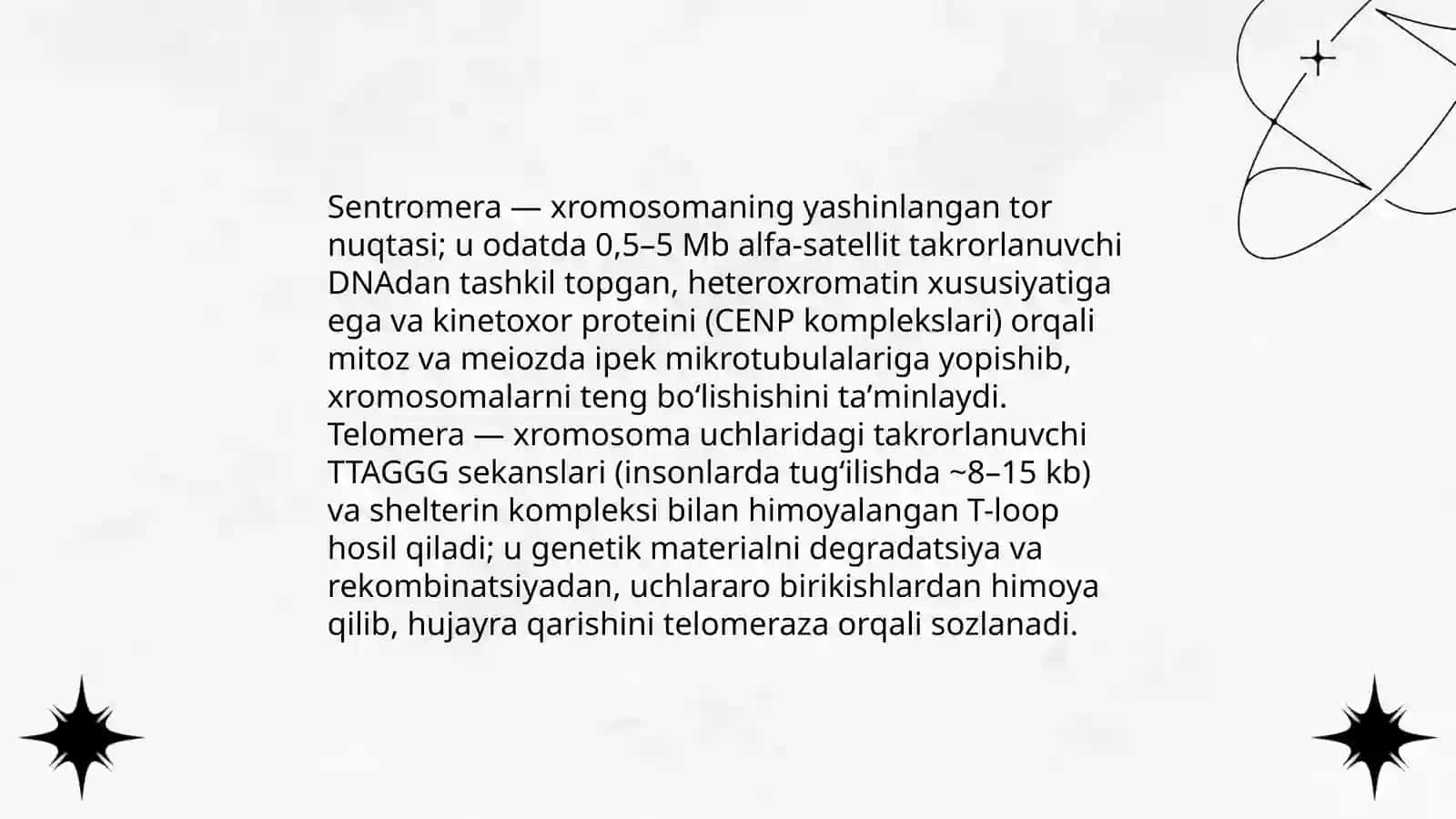 Xromosoma molekulyar tuzilishi 4
