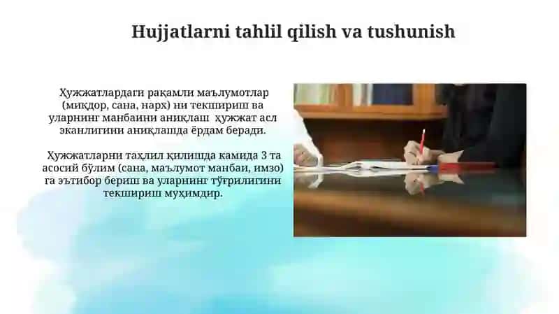 Ona tili darslarida rasmiy ish qog'ozlari bilan ishlash mazmuni 4