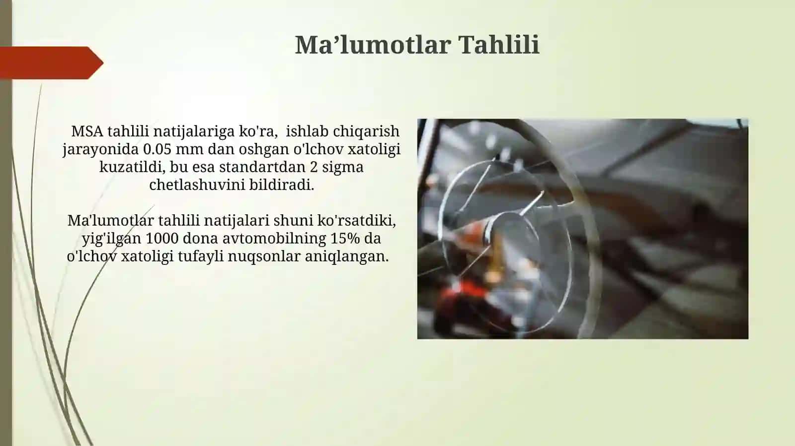 Avtomobilsozlik korxonalarida MSA qo’llashning tahlili (korxonamisolida) 4
