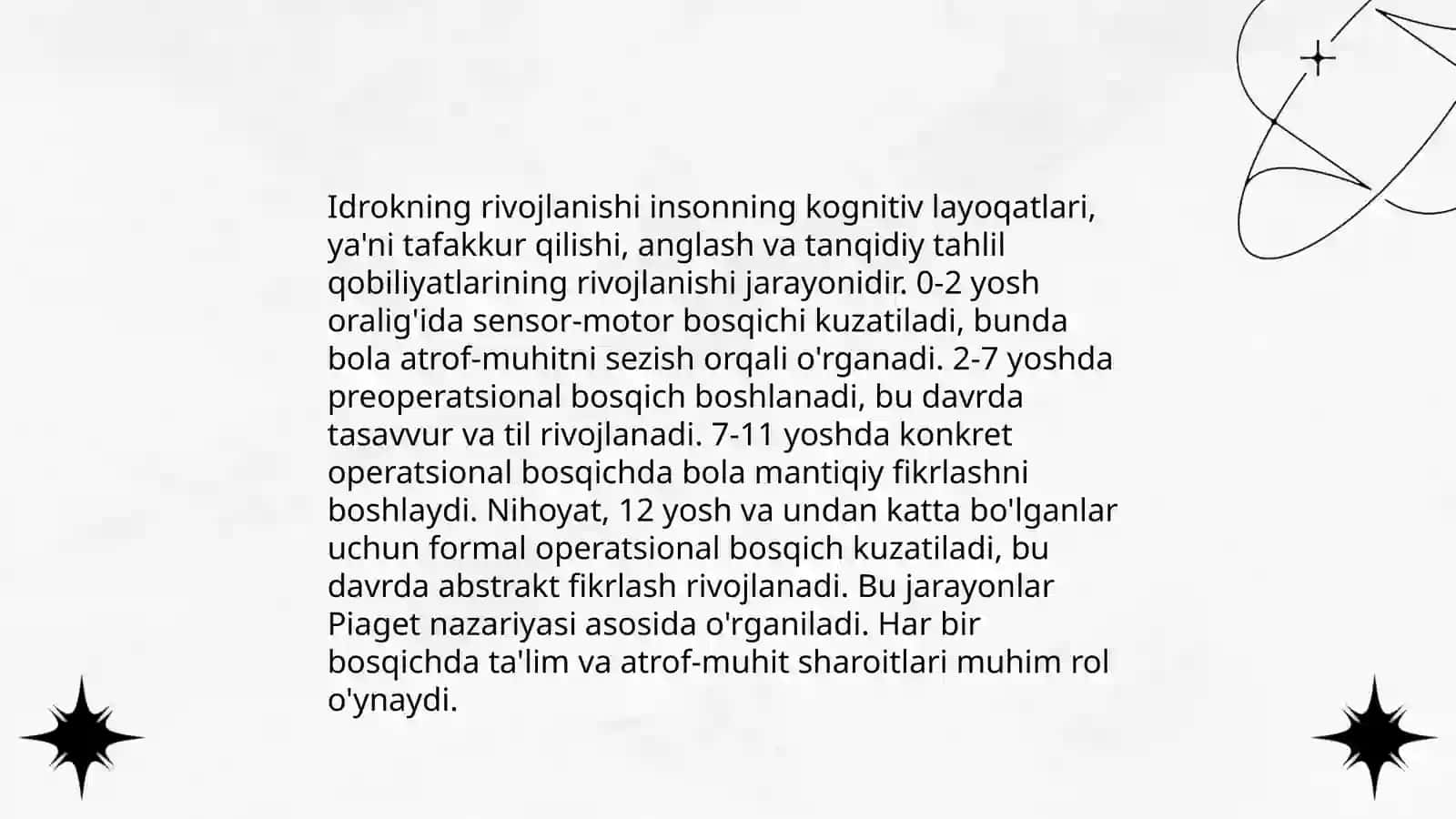 Psixik rivojlanishning umumiy qonuniyatlari 4