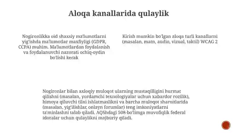 Nogironligi bólgan shaxlar bilan muloqot qilishning axloqiy meyorlari 4