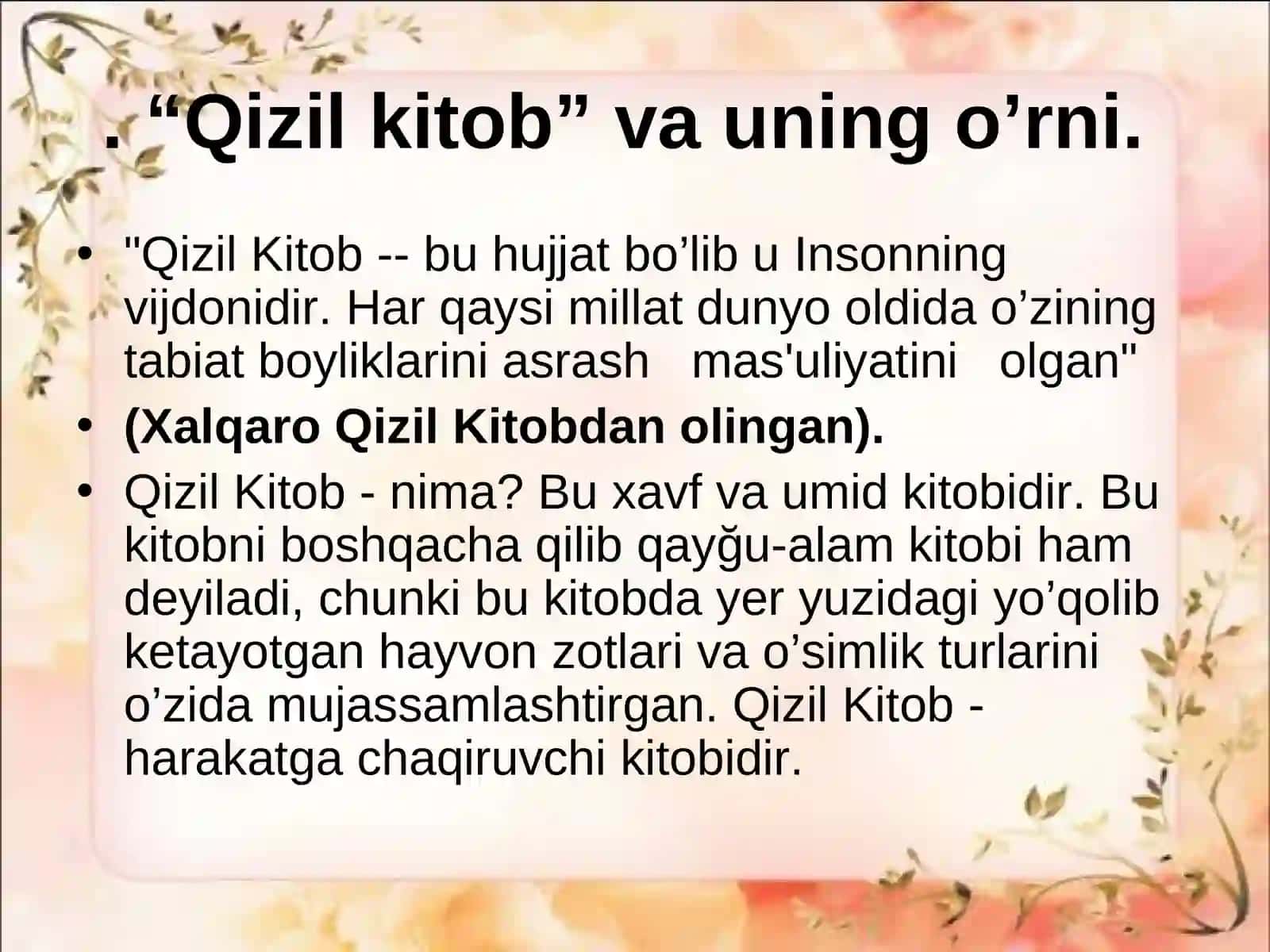 Qizil Kitob 4