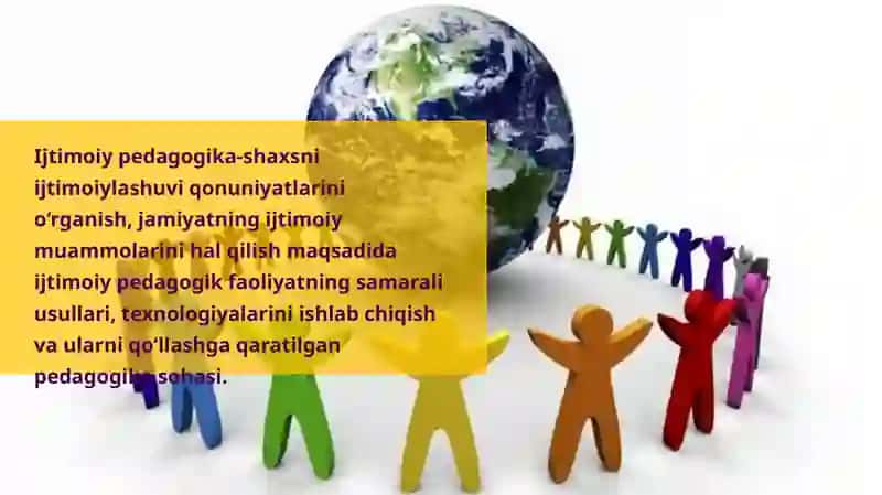 Ijtimoiy pedagogika fan va amaliy faoliyat sohasi sifatida 4