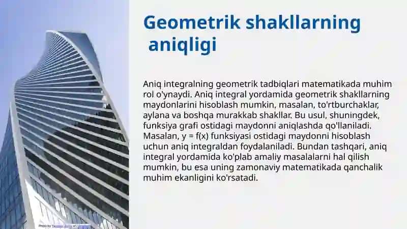 Aniq integralning geometrik tadbiqlari 4