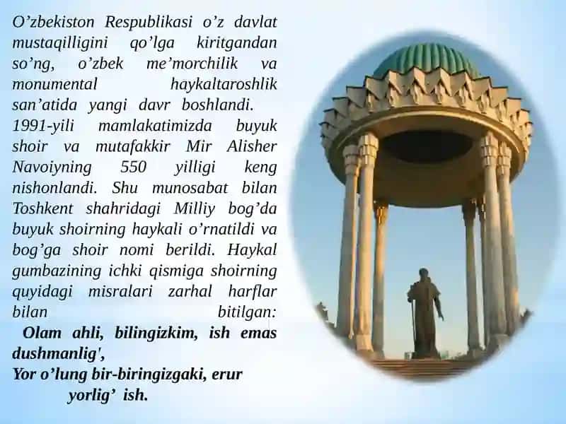 Mustaqillik davri memorchiligi 4