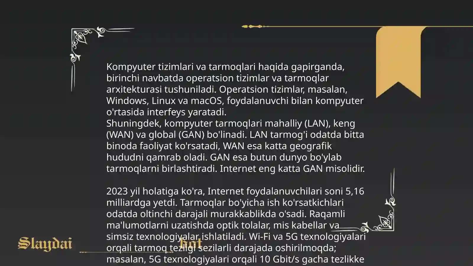 Axborot texnologiyalari 4