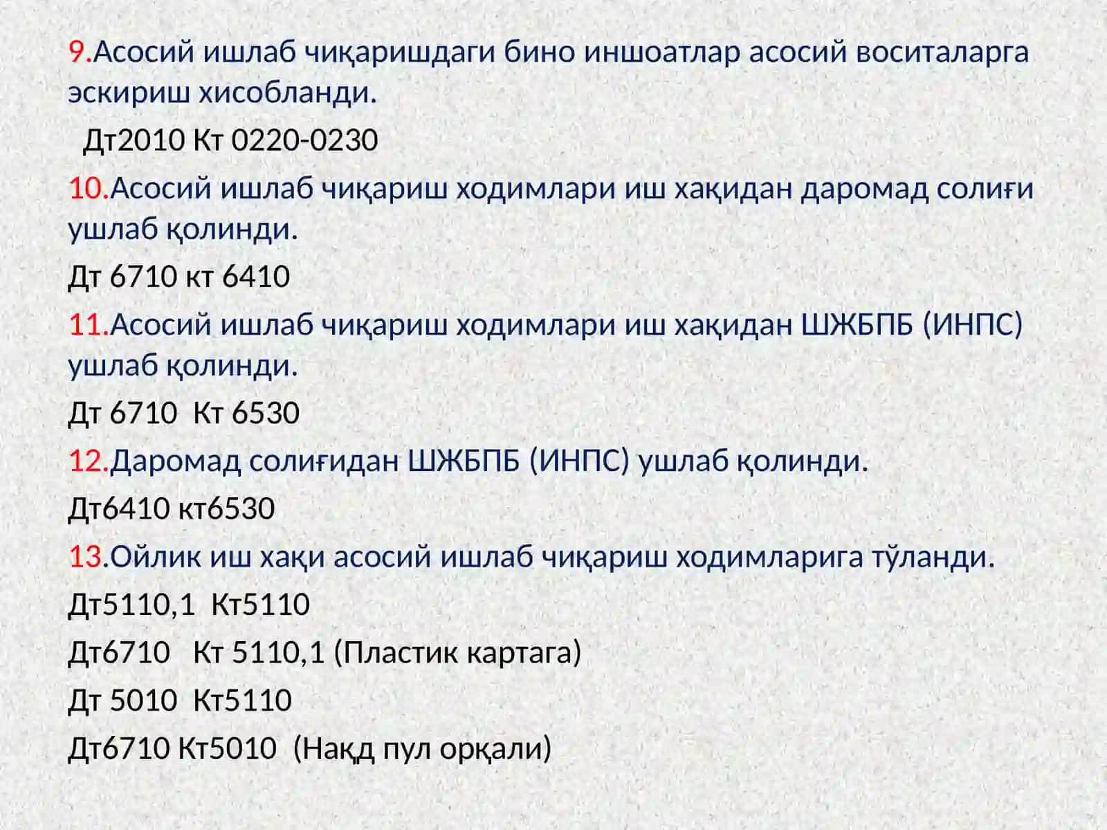 Корхона ташкилотлар фаолият турлари 4