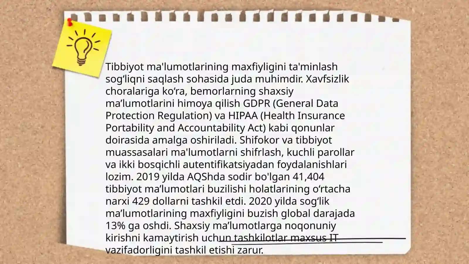 Tibbiyot tizimlarining axborot xavfsizligini ta’minlash asoslari 4
