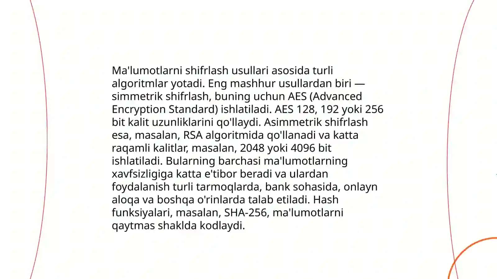 Axborot xavfsizligini ta'minlash usullari 4