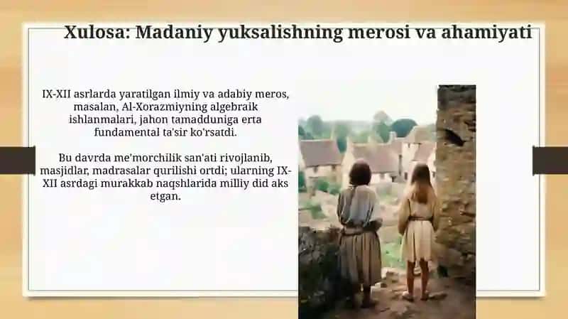 Ilm-fan va taʼlimning rivojlanishi 4