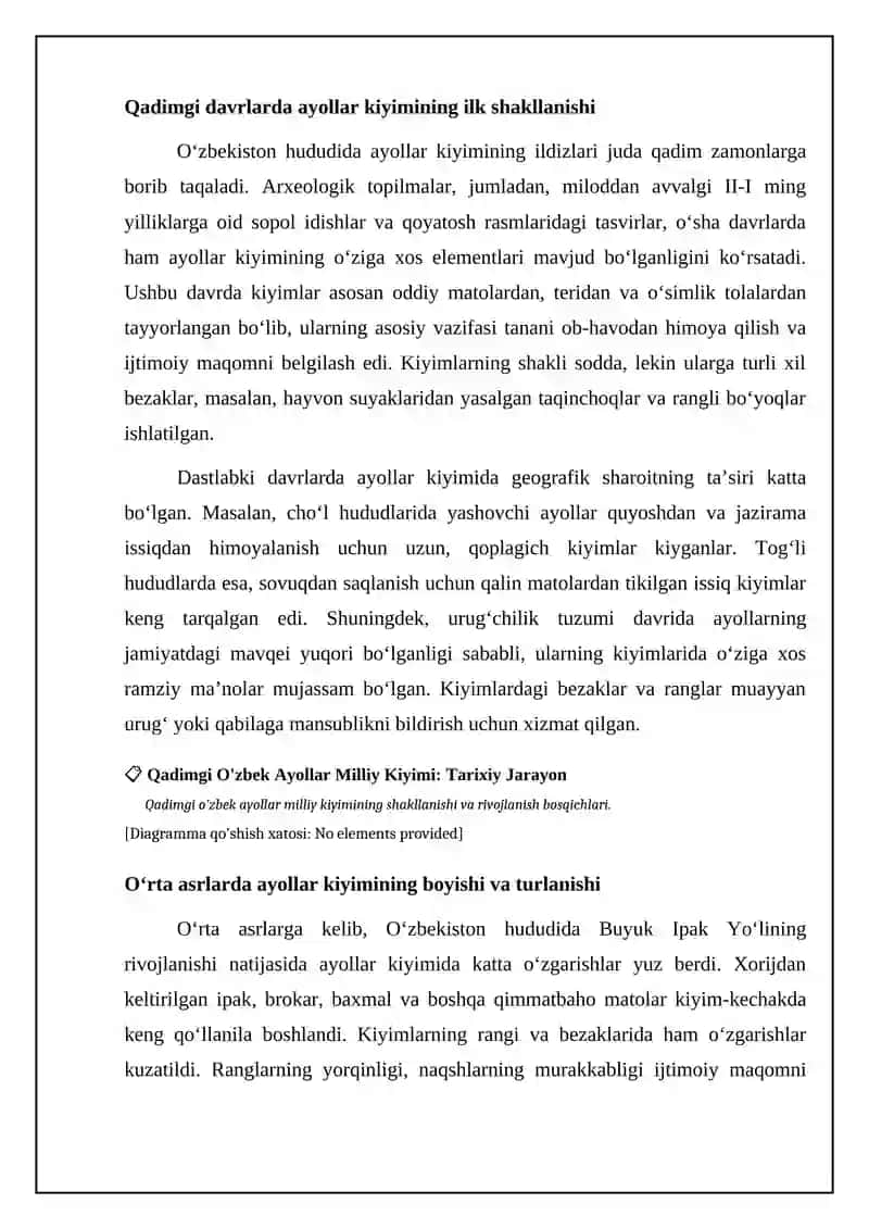 Qadimgi o'zbek milliy ayollar kiyimlari 4