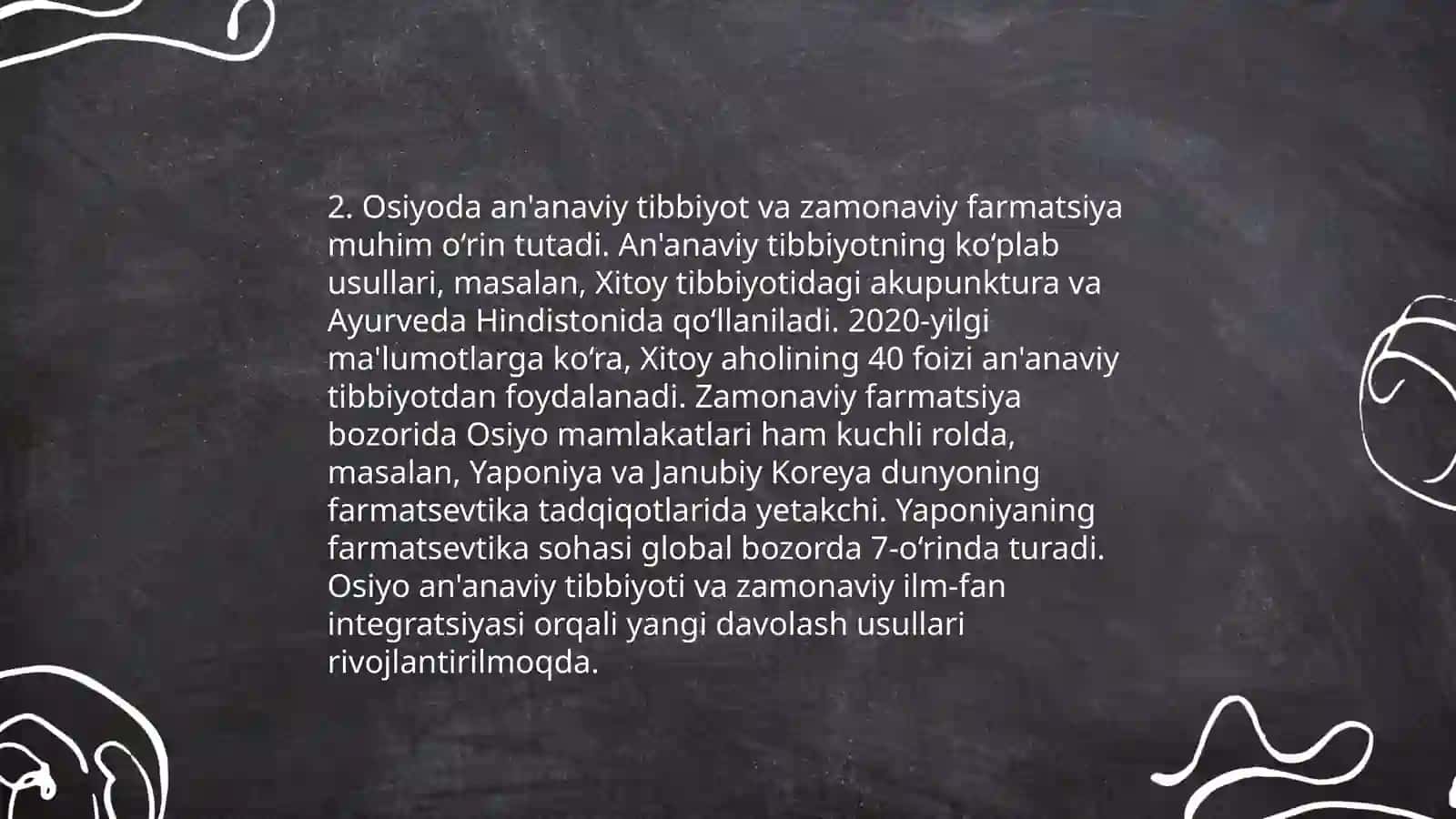 Osiyo mamlakatlarida farmatsiyani rivojlanishining oziga xosligi 4
